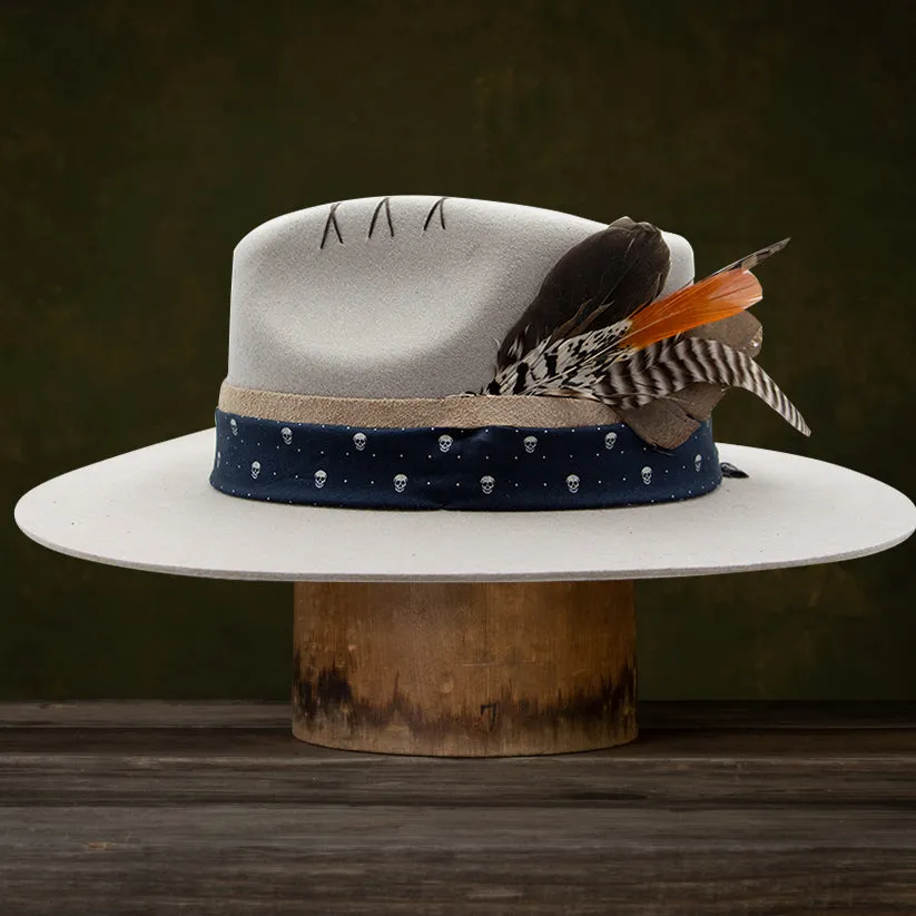 Country Felt Fedora In Grey