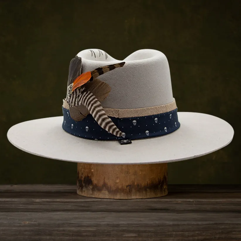 Country Felt Fedora In Grey