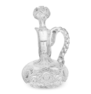 Cut Glass Cruet Bottle in the Somerset Pattern