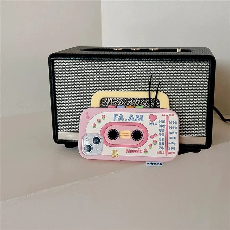 Cute Radio Tape Recorder iPhone Case