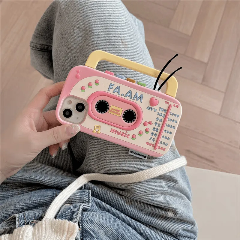 Cute Radio Tape Recorder iPhone Case