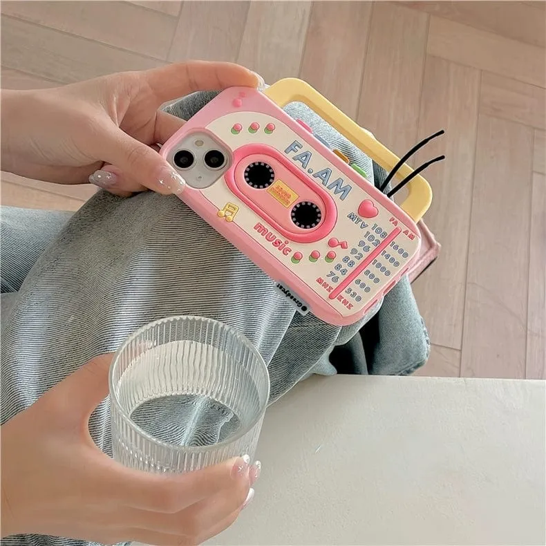 Cute Radio Tape Recorder iPhone Case