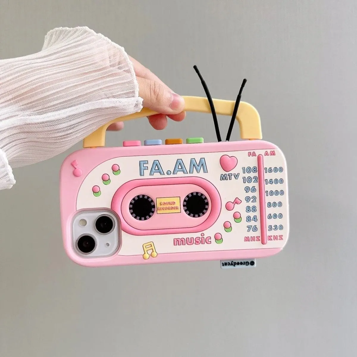 Cute Radio Tape Recorder iPhone Case