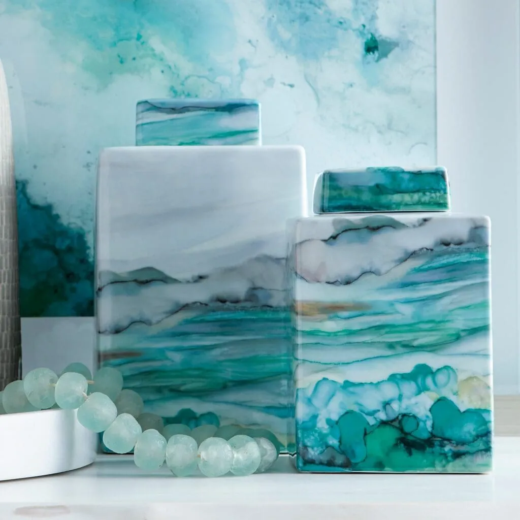 Cyan Design 10426 Amal Gamation Container - Multi Colored - Medium