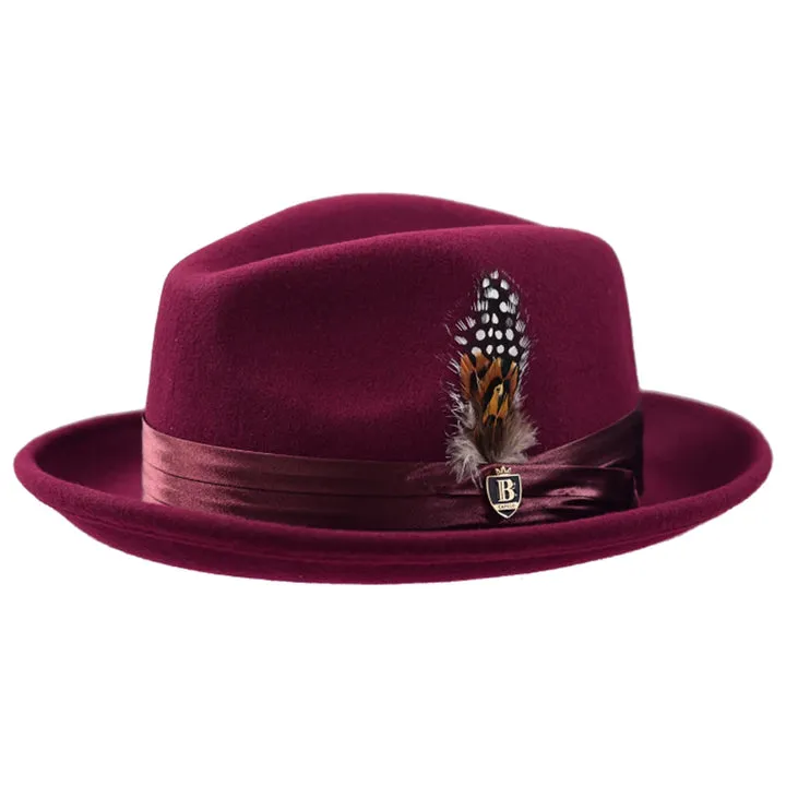 Dapper Gent's Fedora Crushable Wool Fedora