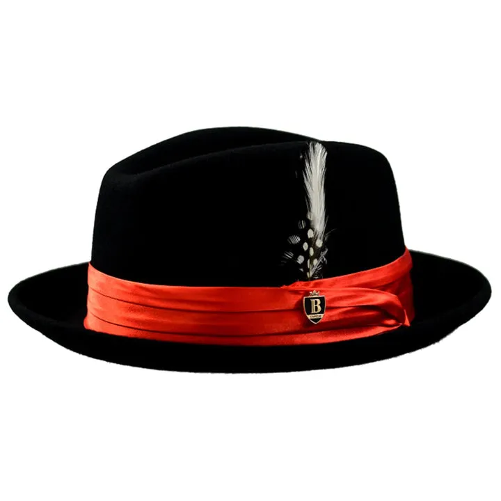 Dapper Gent's Fedora Crushable Wool Fedora