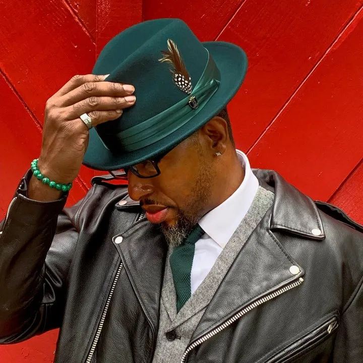 Dapper Gent's Fedora Crushable Wool Fedora