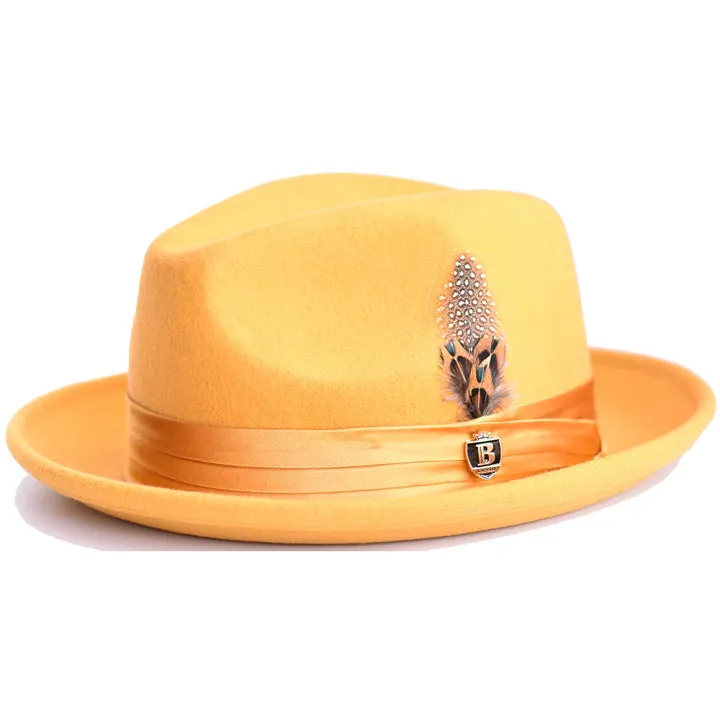 Dapper Gent's Fedora Crushable Wool Fedora