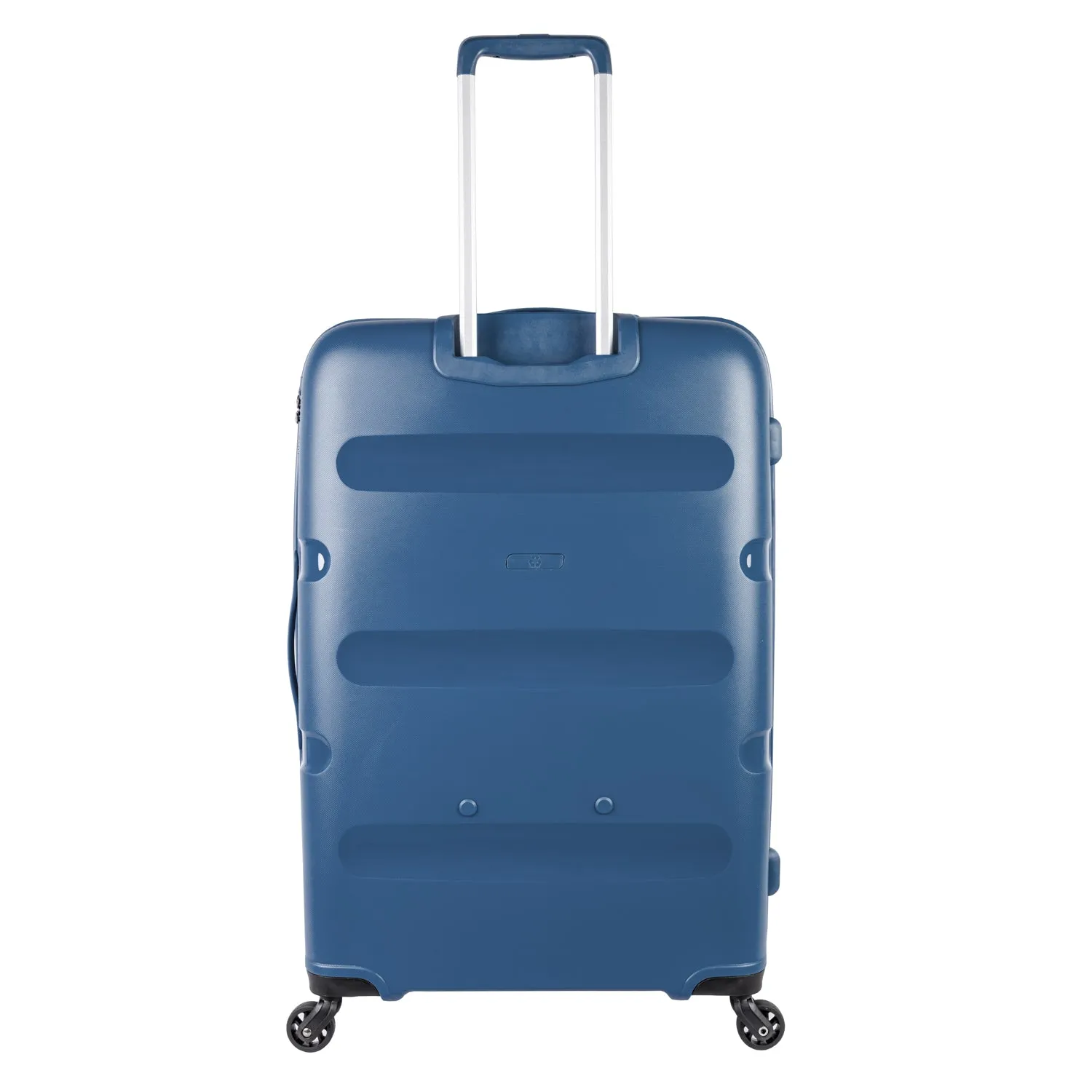 Dublin Hardcase Trolley Set Of 4 with Beauty Case-GreyBlue