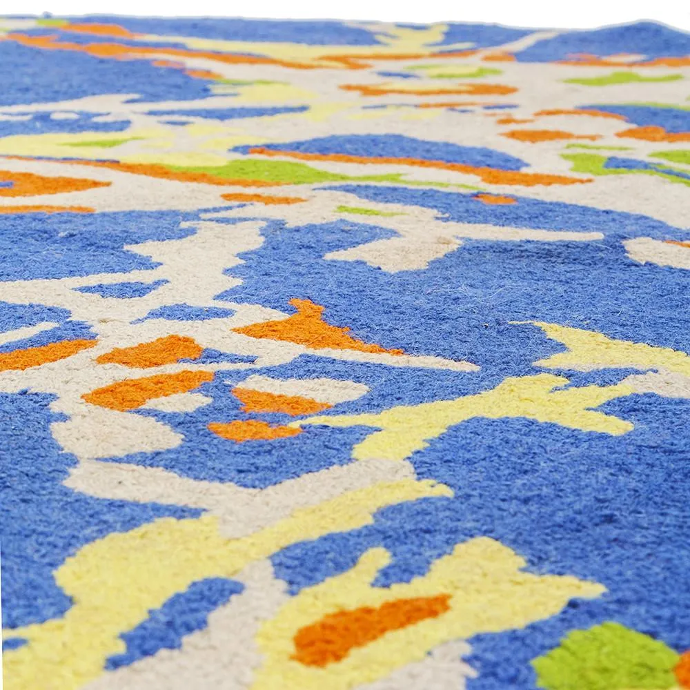 Earth Pattern Circle Rug