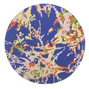 Earth Pattern Circle Rug