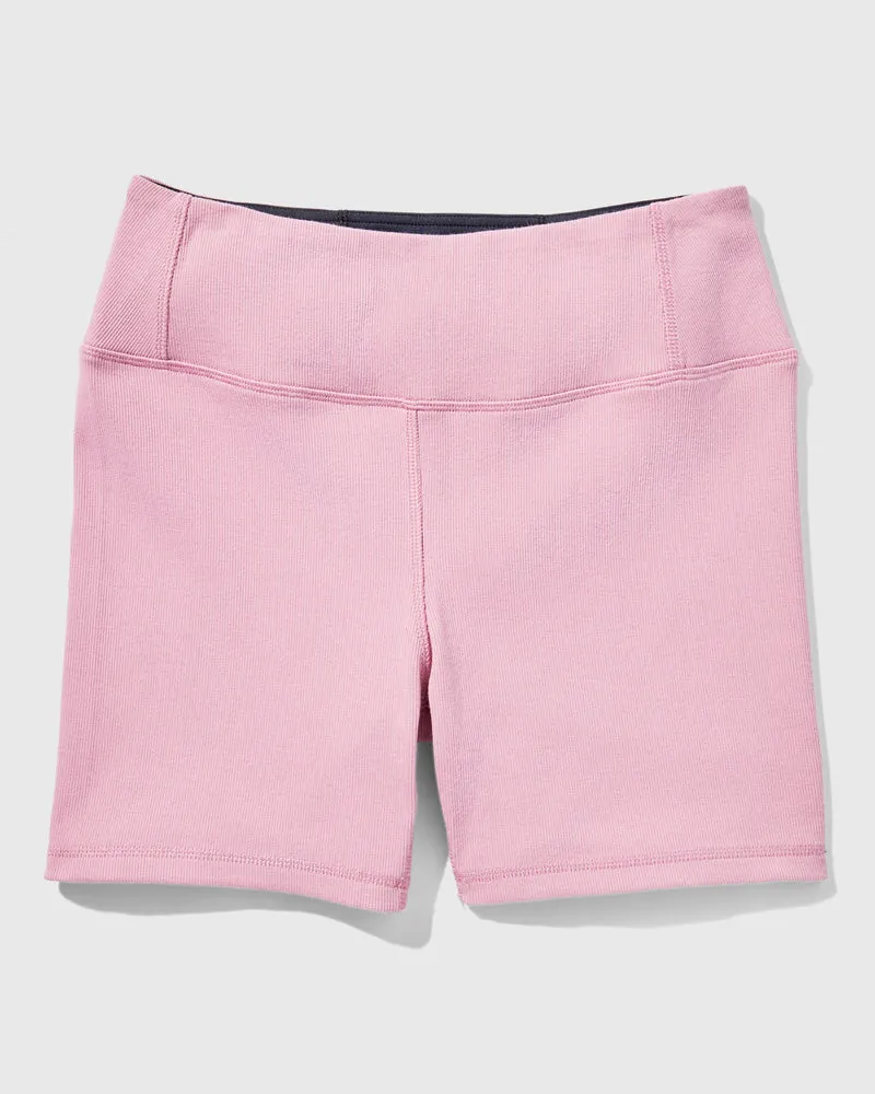 EcoKnit™ Ribbed Bike Short - 5"