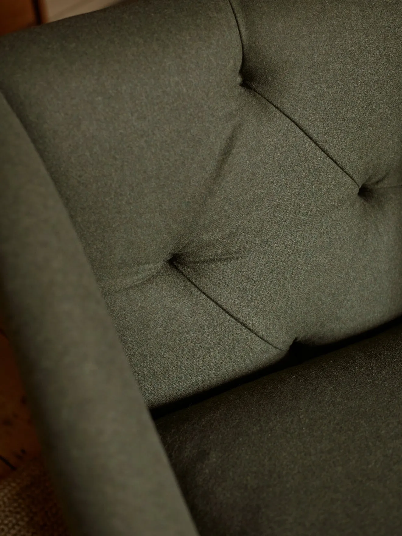 Elbert Armchair, Charcoal Cotton