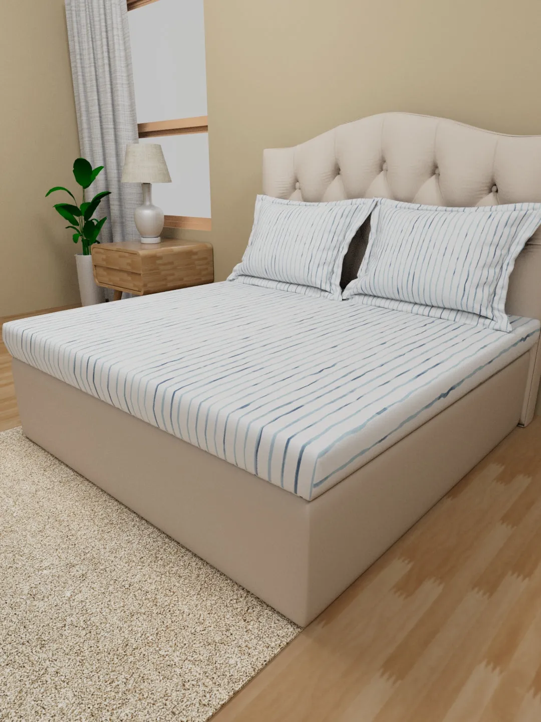 Elite Percale Meridian Blue Sheet Set