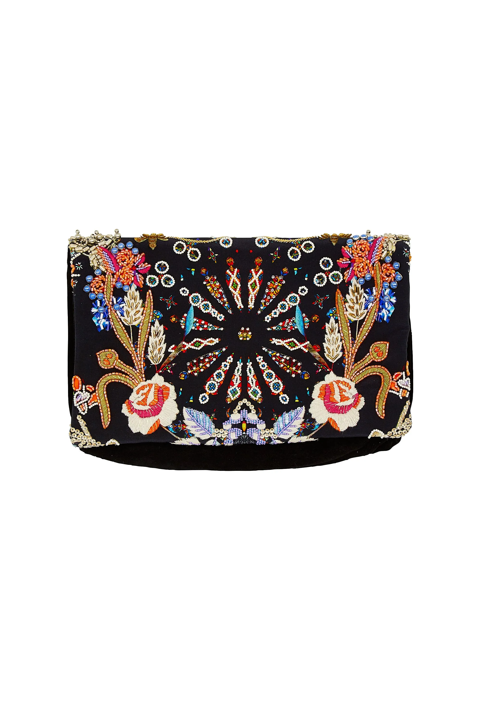 EMBELLISHED CLUTCH DANCING IN THE DARK