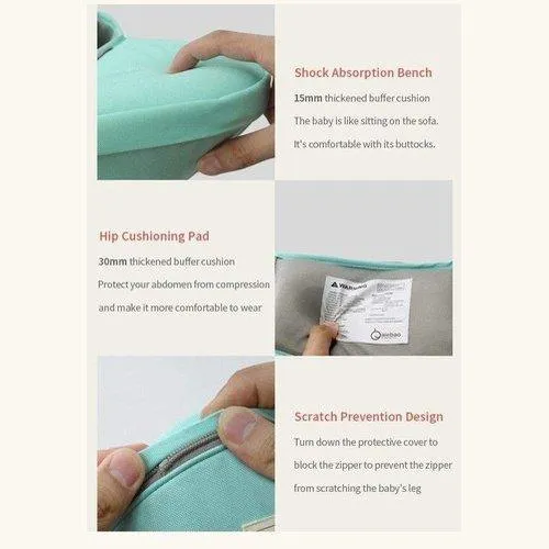 Ergonomic Baby Carrier With Hip Seat