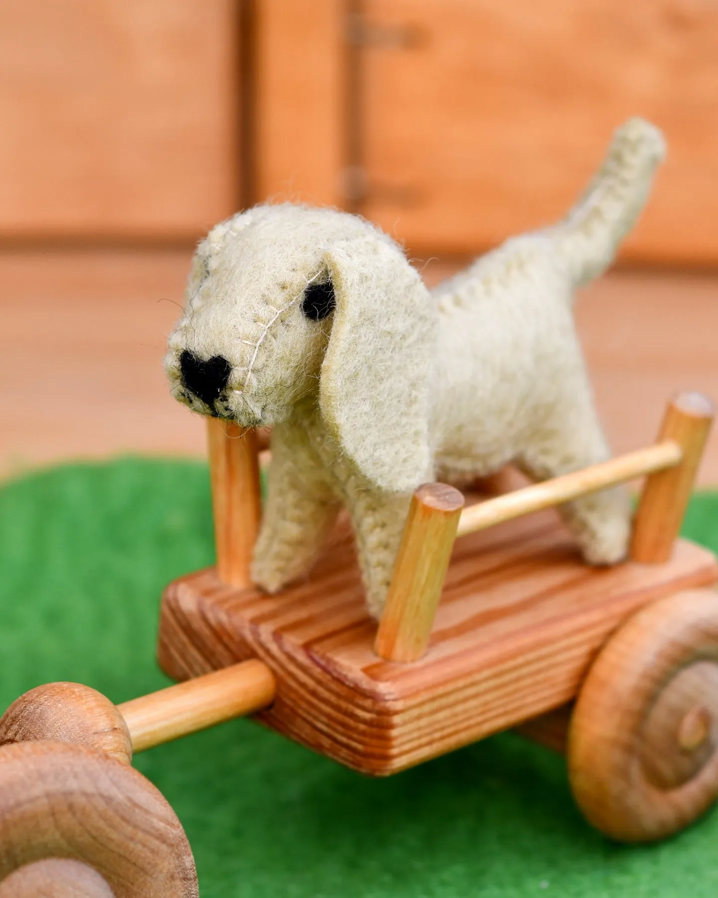 Felt Dog Farm Animal Toy