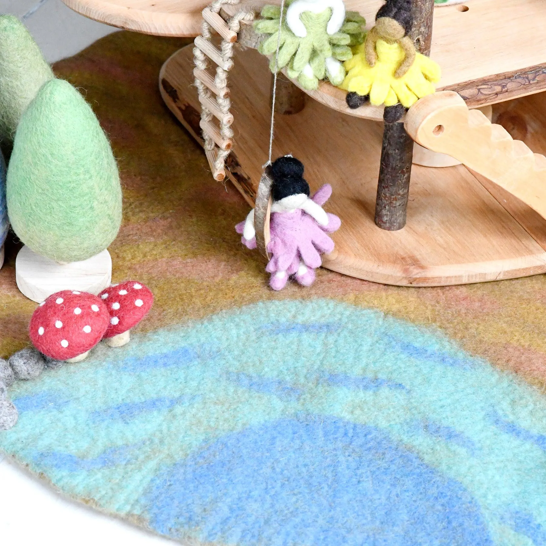 Felt Fir Tree - Green