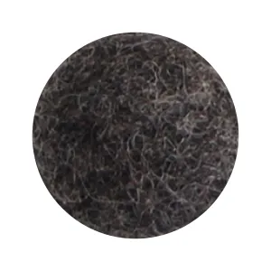 Felt Flowers - Blossom Medium (3.5cm) - Black (Natural)
