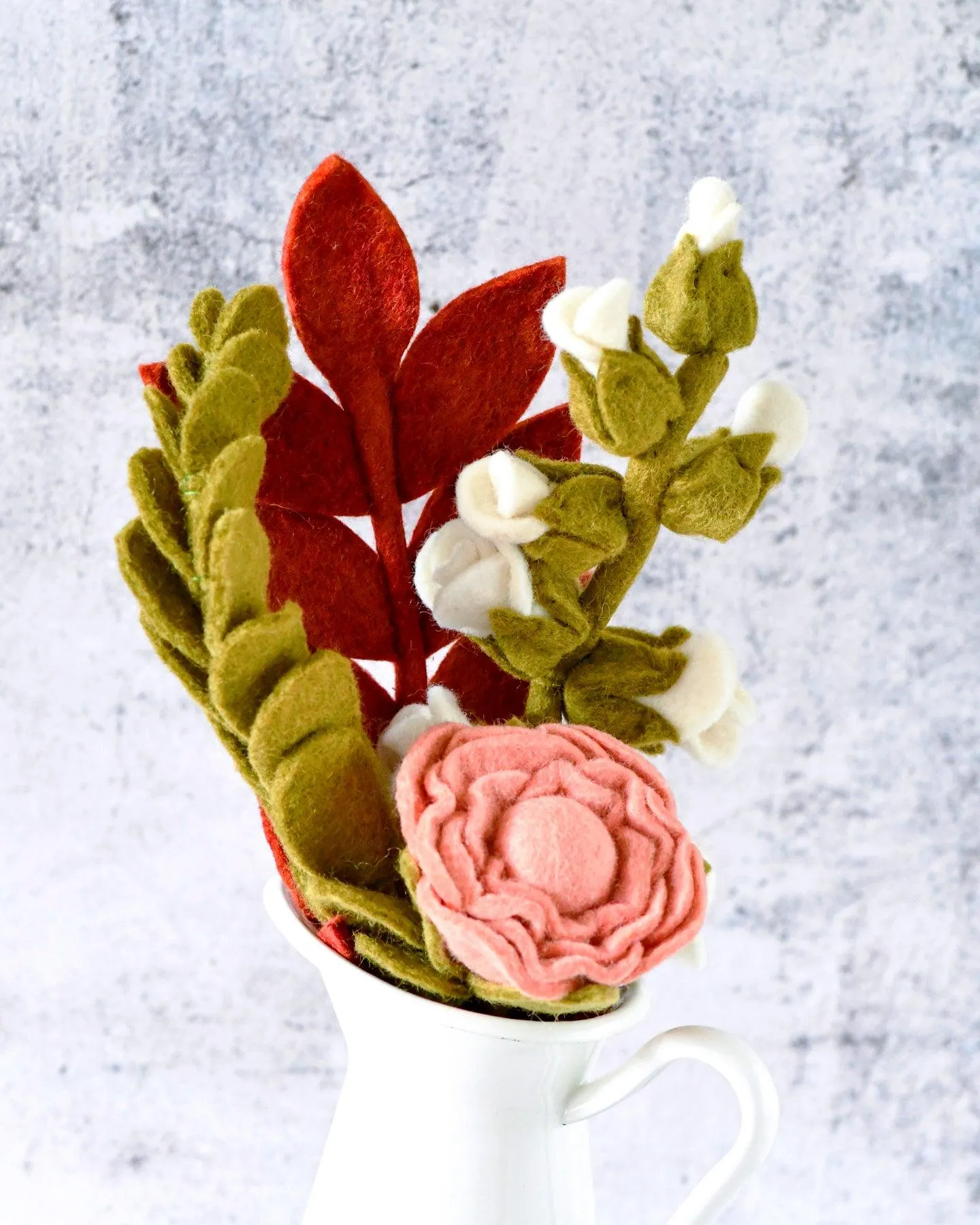 Felt Jade Leaf