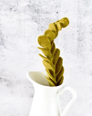 Felt Jade Leaf