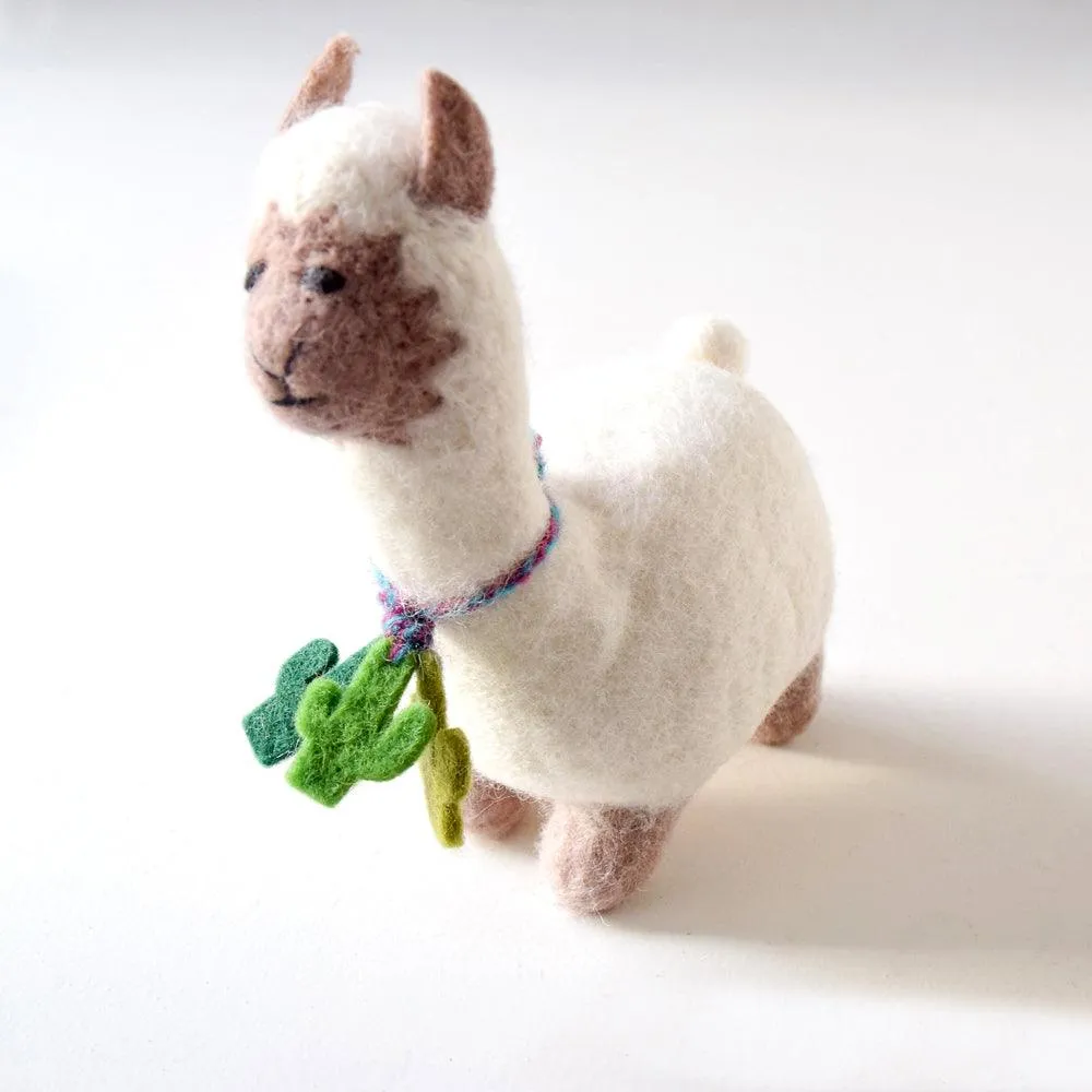 Felt Llama Toy - Big