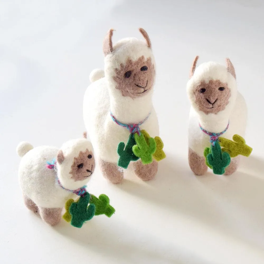 Felt Llama Toy - Big