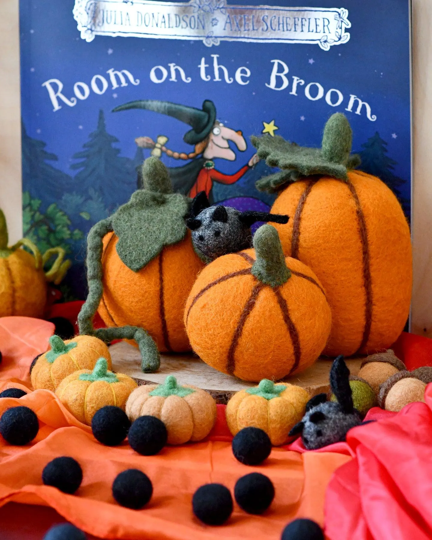 Felt Pumpkins (Set of 3)