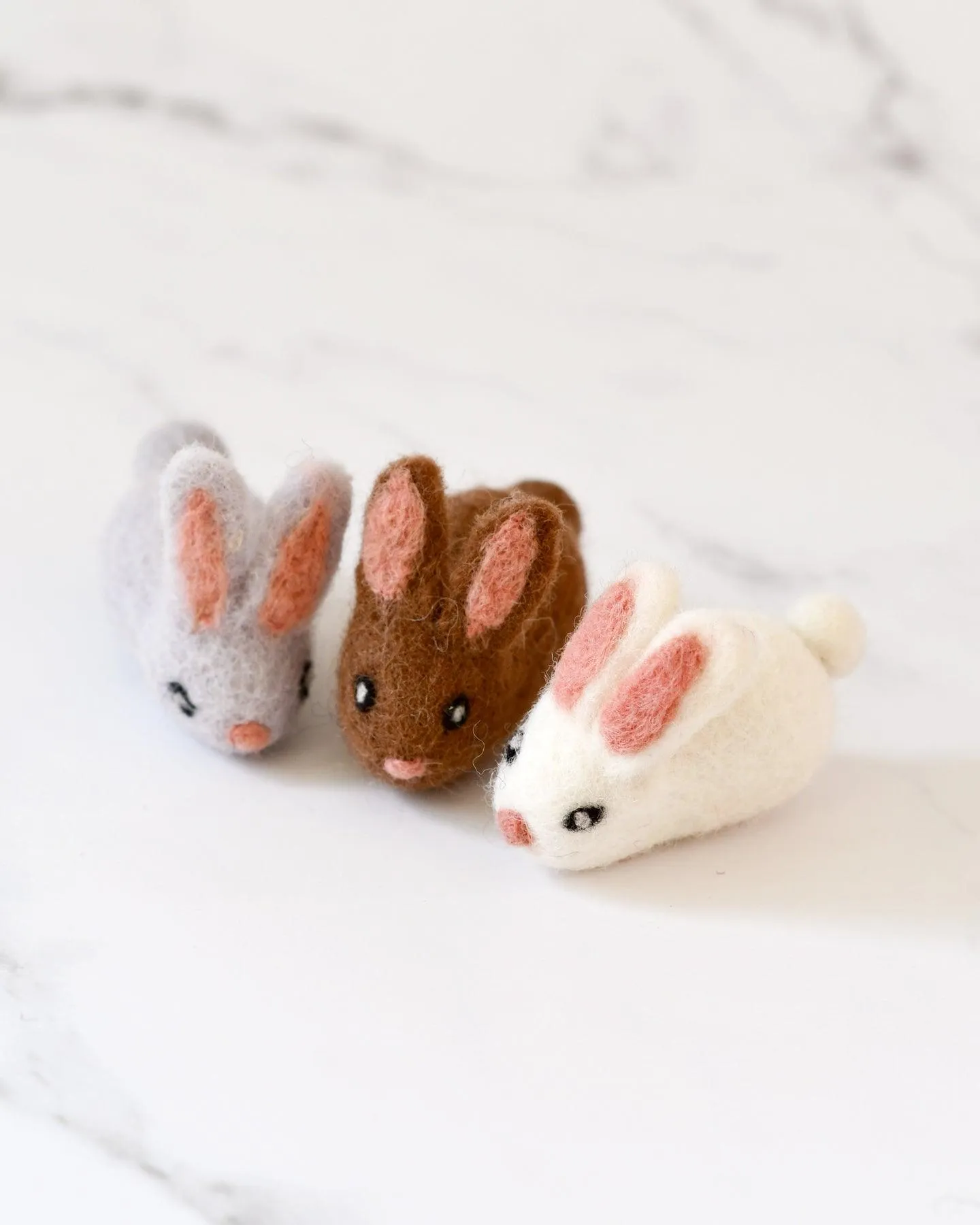 Felt Rabbits - 3 Rabbits