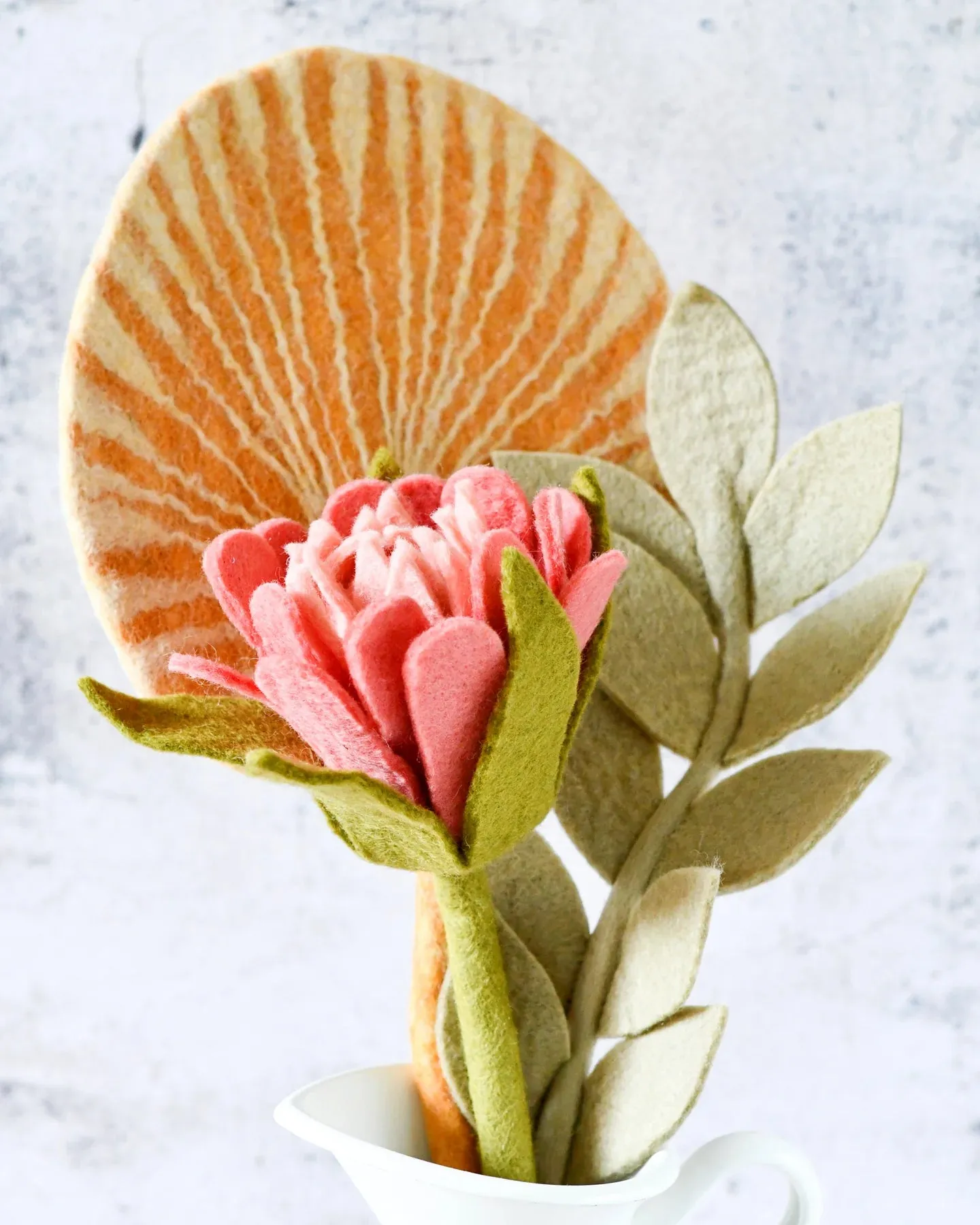 Felt Rustic Floral Bouquet