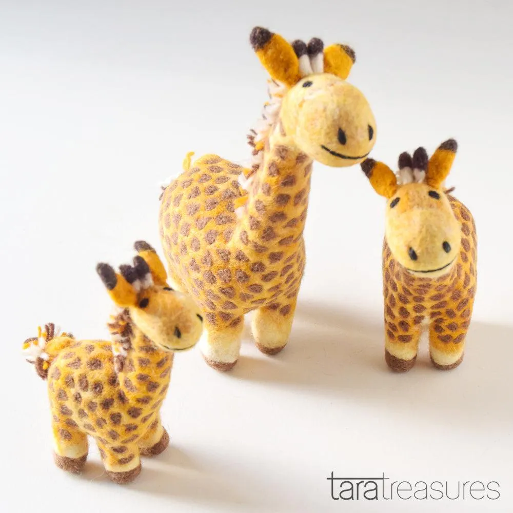 Felt Safari Giraffe Toy