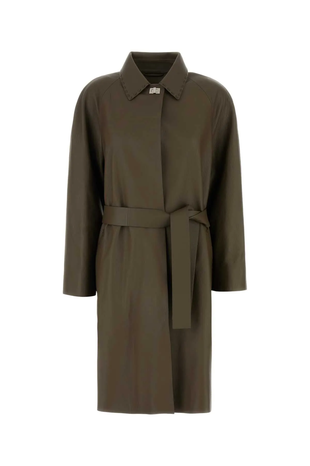 FENDI Mini Leather Overcoat for Women