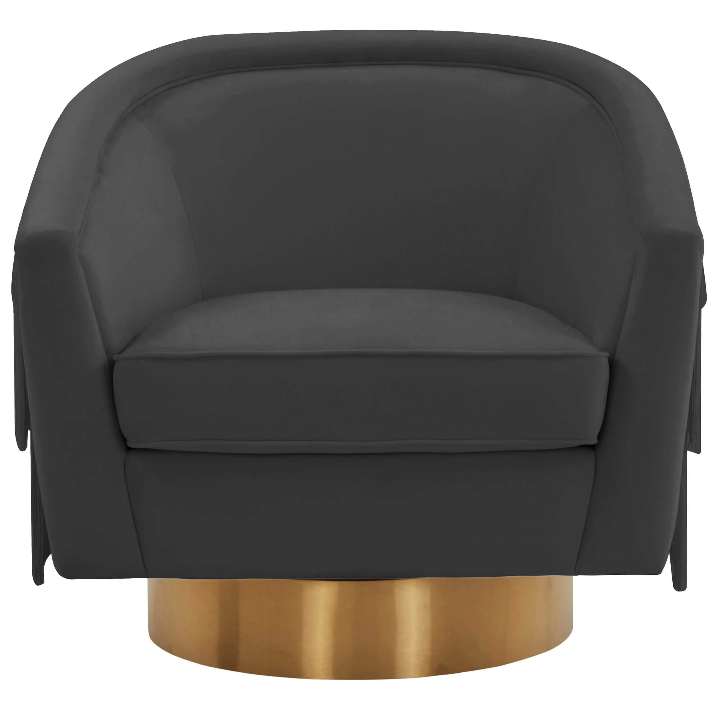 Flapper Swivel Chair, Black