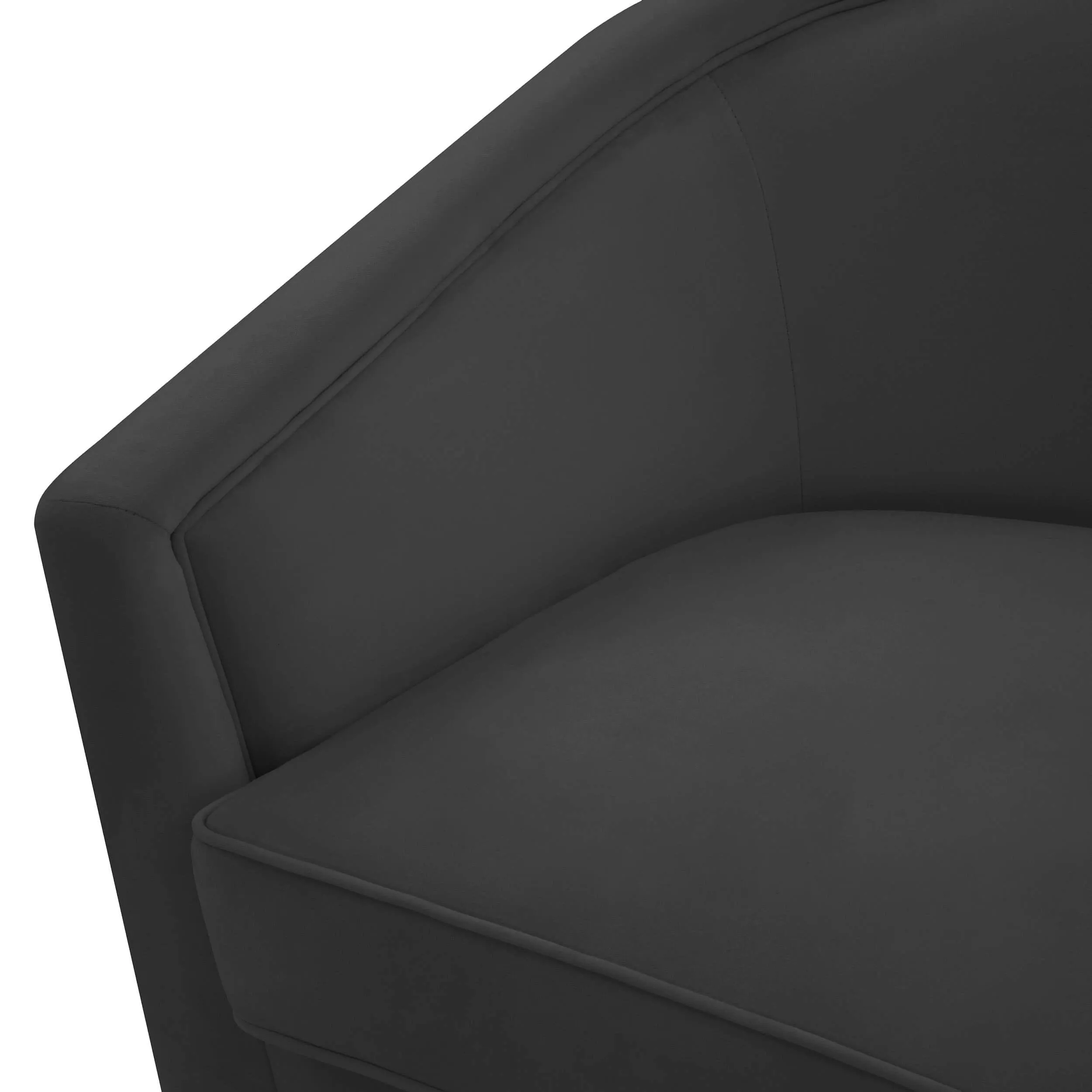 Flapper Swivel Chair, Black