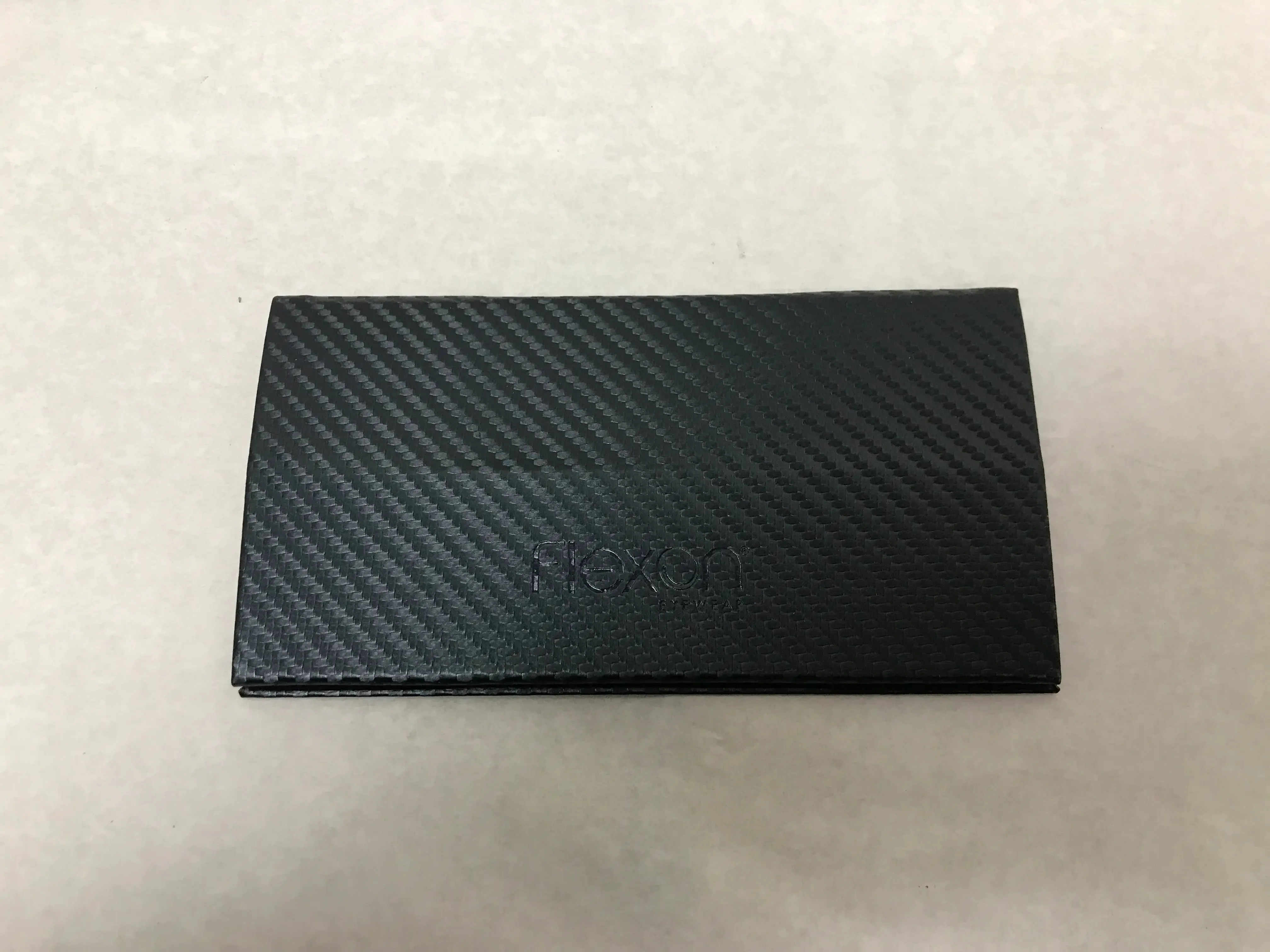 Flexon Black Foldable Eyeglasses Hard Case | KMOPT-84