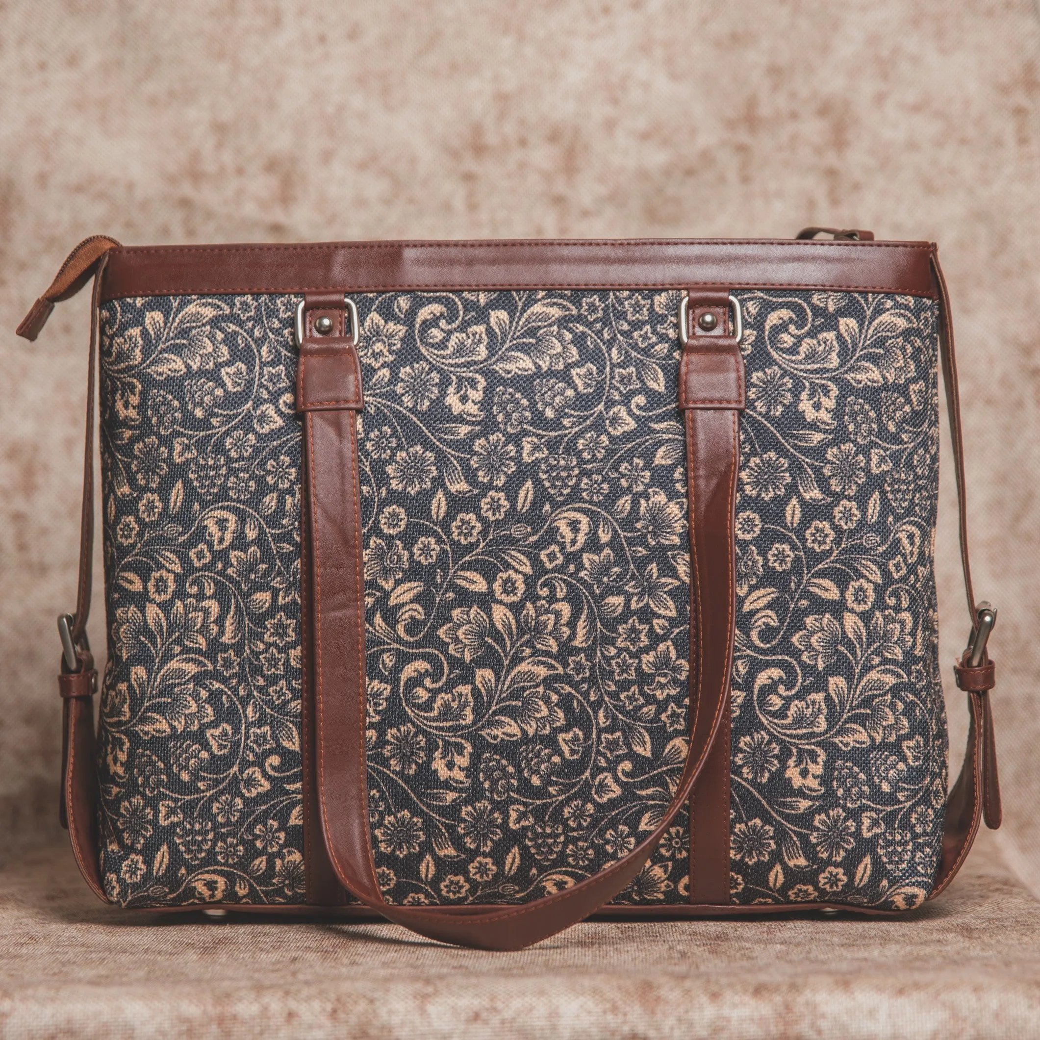FloMotif and Mughal Motif - Office Bag Combo