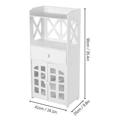 Floor Mount Bathroom Rack