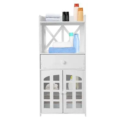 Floor Mount Bathroom Rack