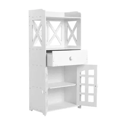 Floor Mount Bathroom Rack