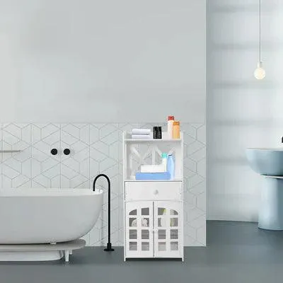 Floor Mount Bathroom Rack