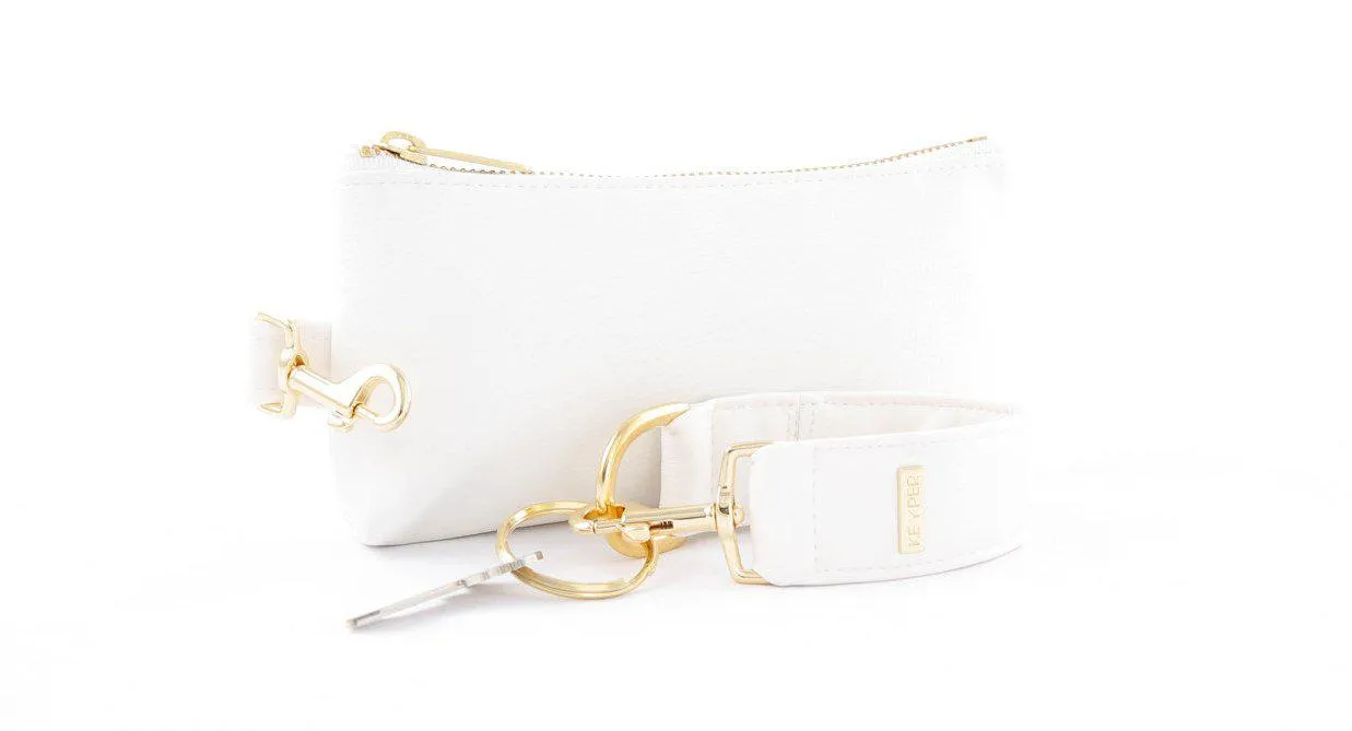 Frost White SIGNATURE 2-Piece KEYPIT Set • Wristlet