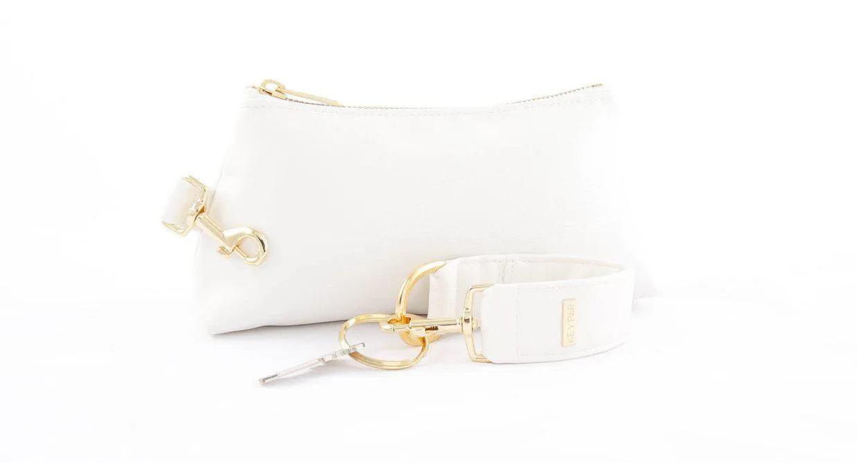 Frost White SIGNATURE 2-Piece KEYPIT Set • Wristlet