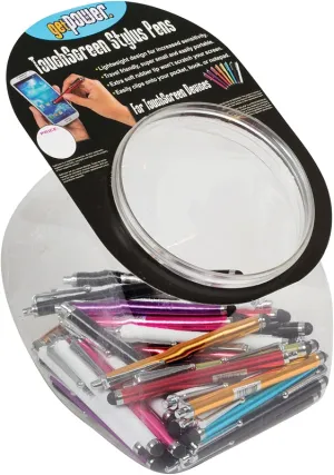 GetPower GP-PENBOWL Touchscreen Stylus Pen, Metal, Multi-Color, For: Touchscreen Devices :AS 70: QUANTITY: 1