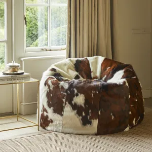 Giant Cowhide Beanbag