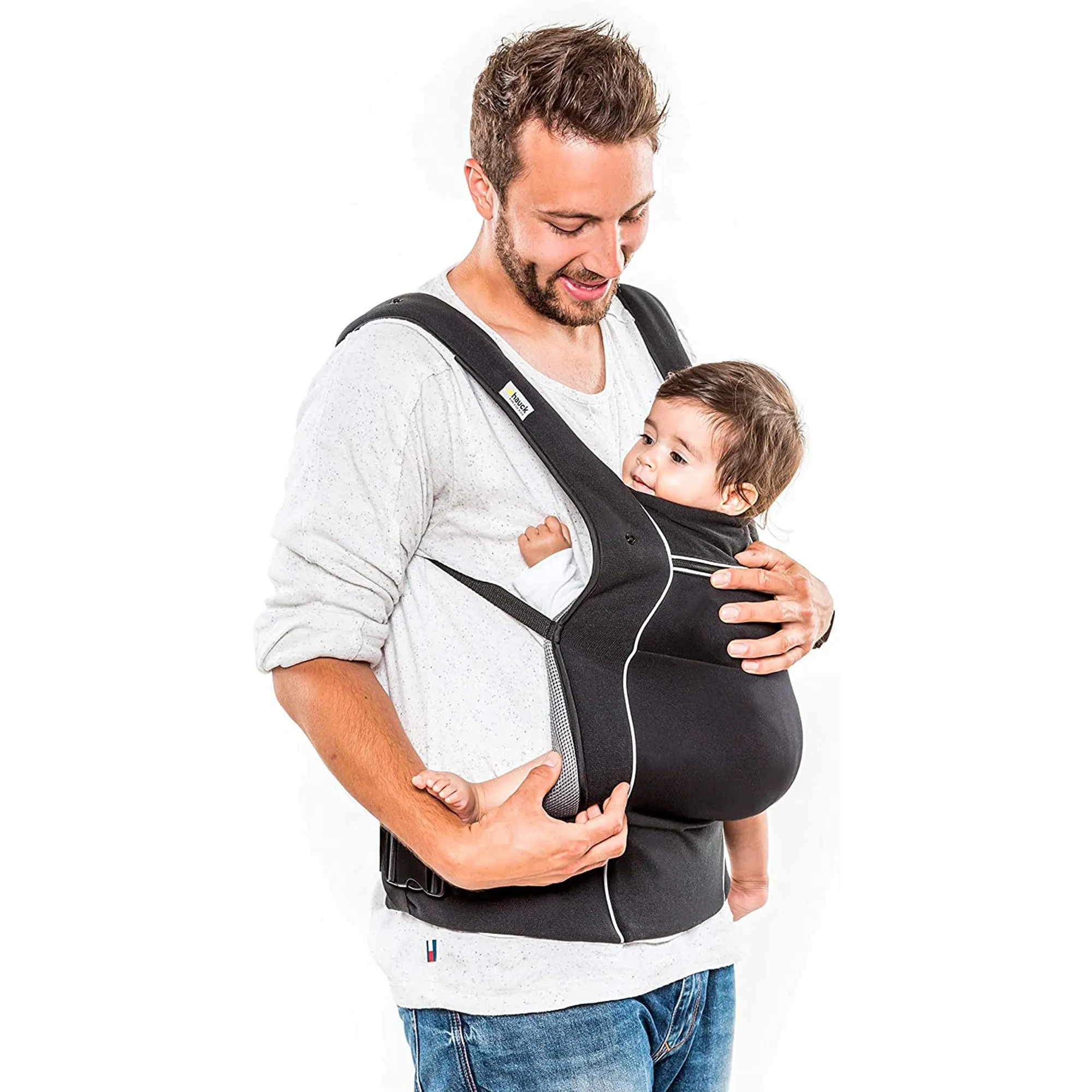 Hauck Close to Me Baby Carrier Black Birth  to 9M - Open Box
