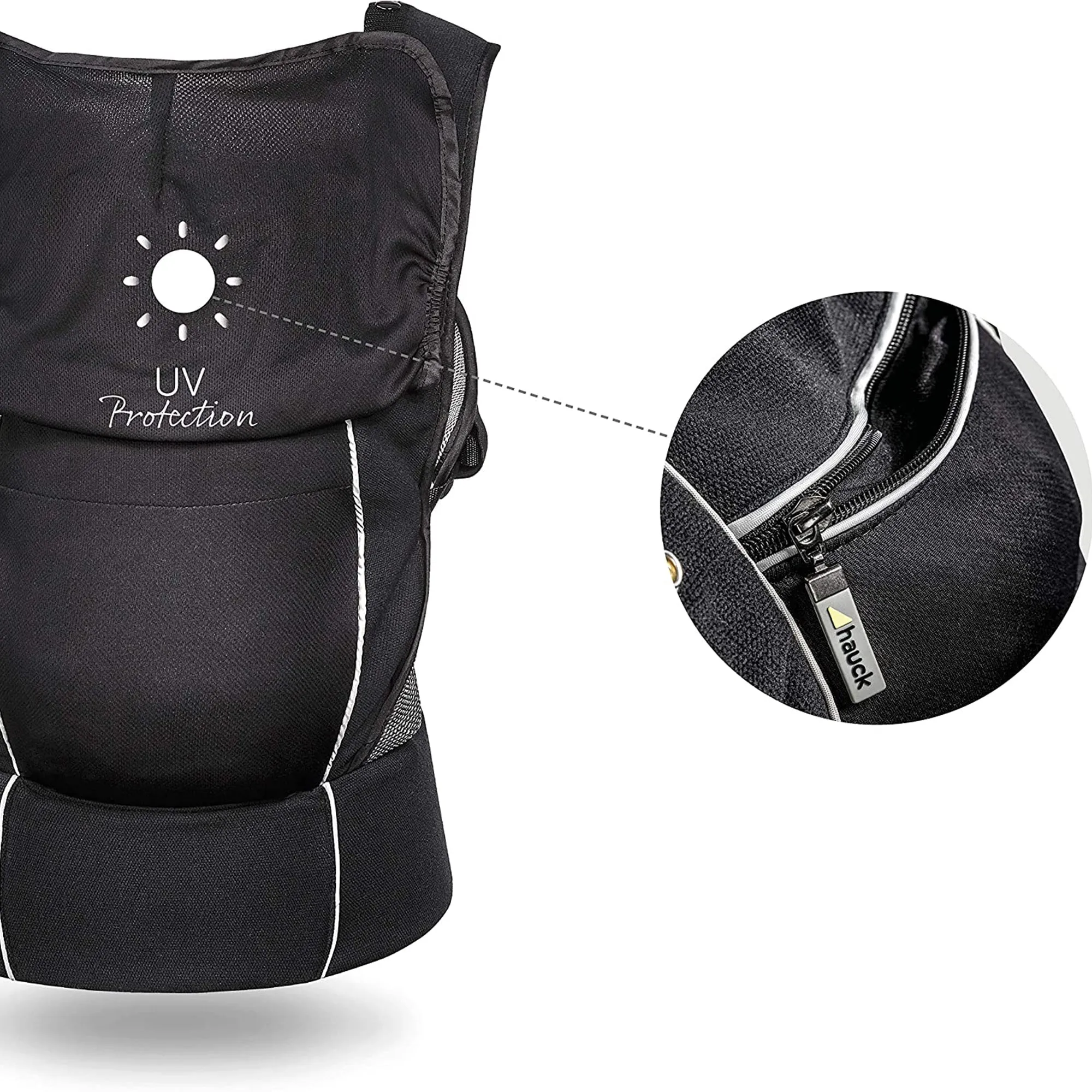 Hauck Close to Me Baby Carrier Black Birth  to 9M - Open Box