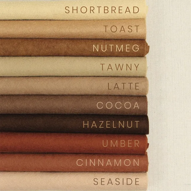 Hazelnut Pure Wool Felt