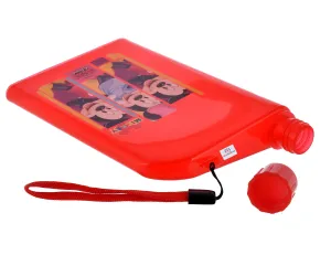 Heart Home Mickey Printed Plastic Notebook Water Bottle-700ml (Red)