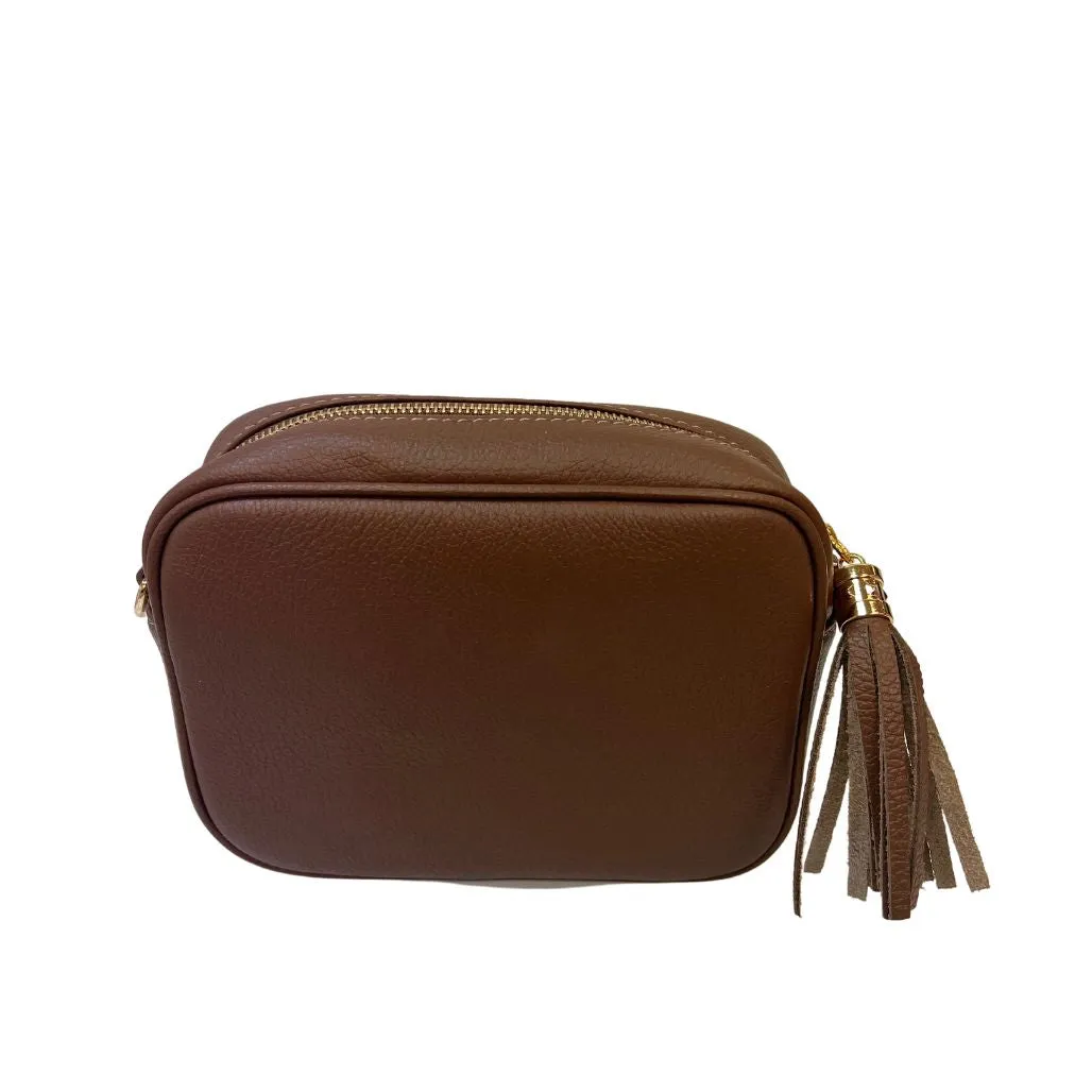 IL GIGLIO Large Brick Leather Cross Over the body Bag