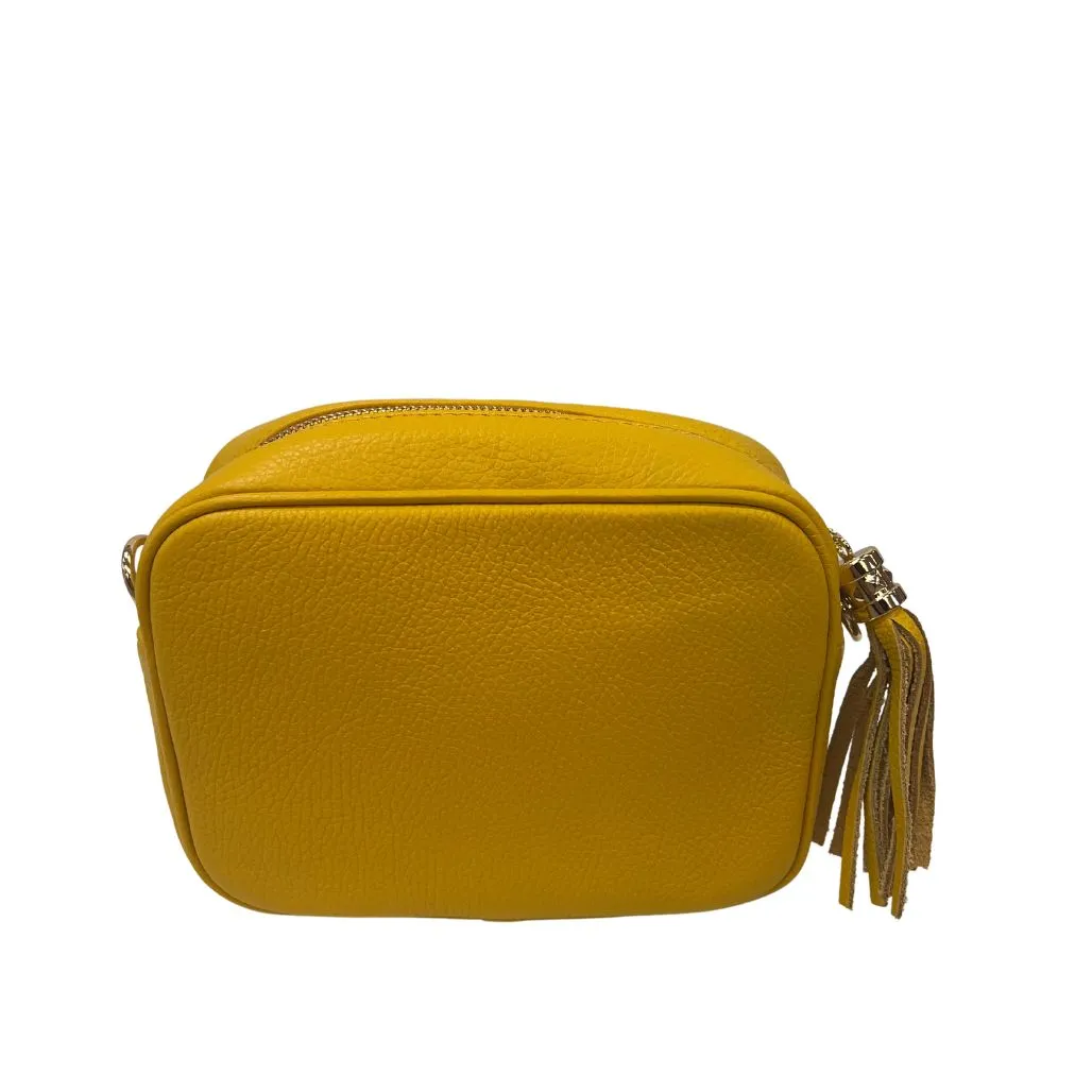 IL GIGLIO Large Brick Leather Cross Over the body Bag